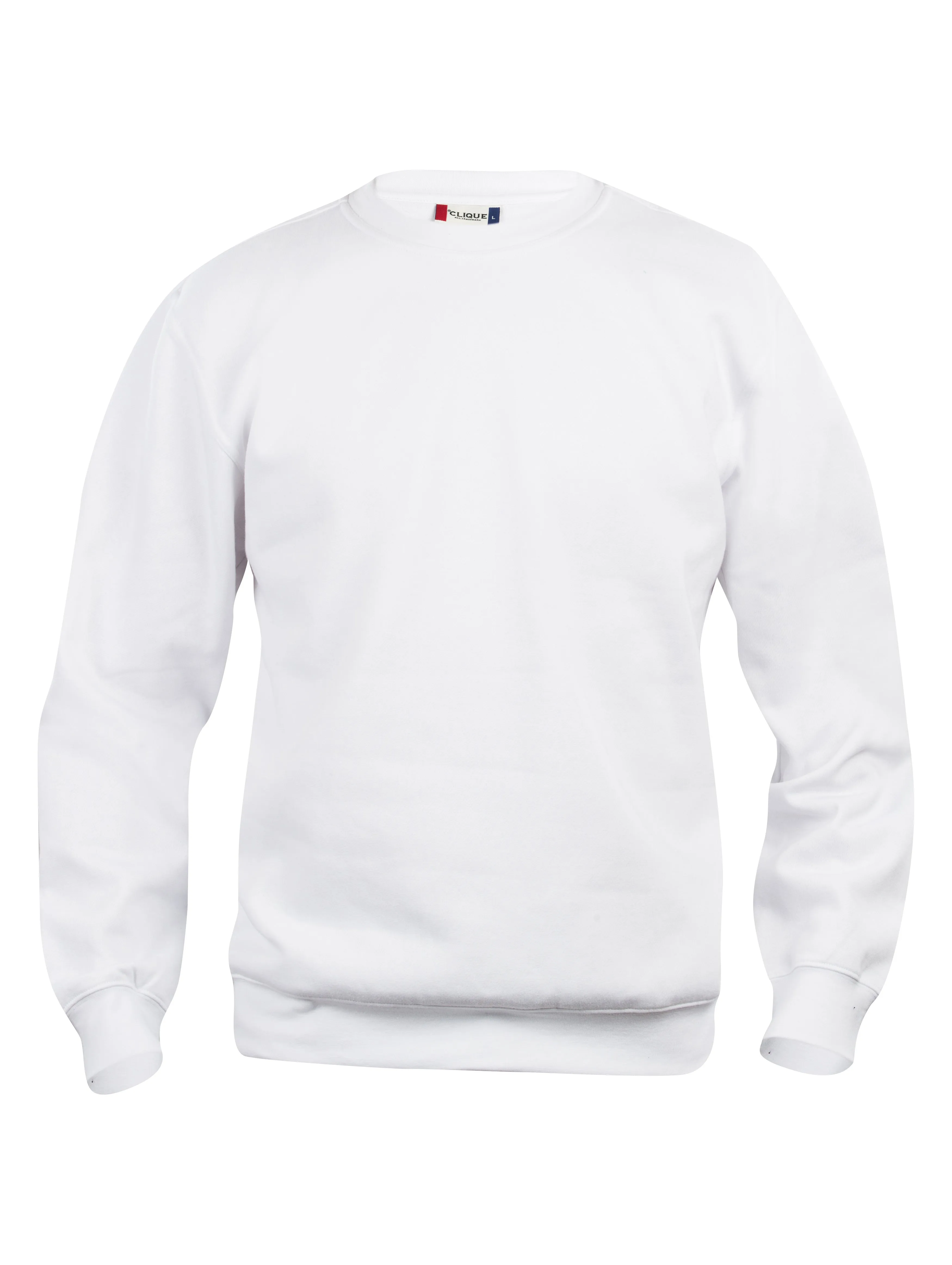 021030 Clique Unisex Classic Round Neck Sweatshirt With Left Chest Logo