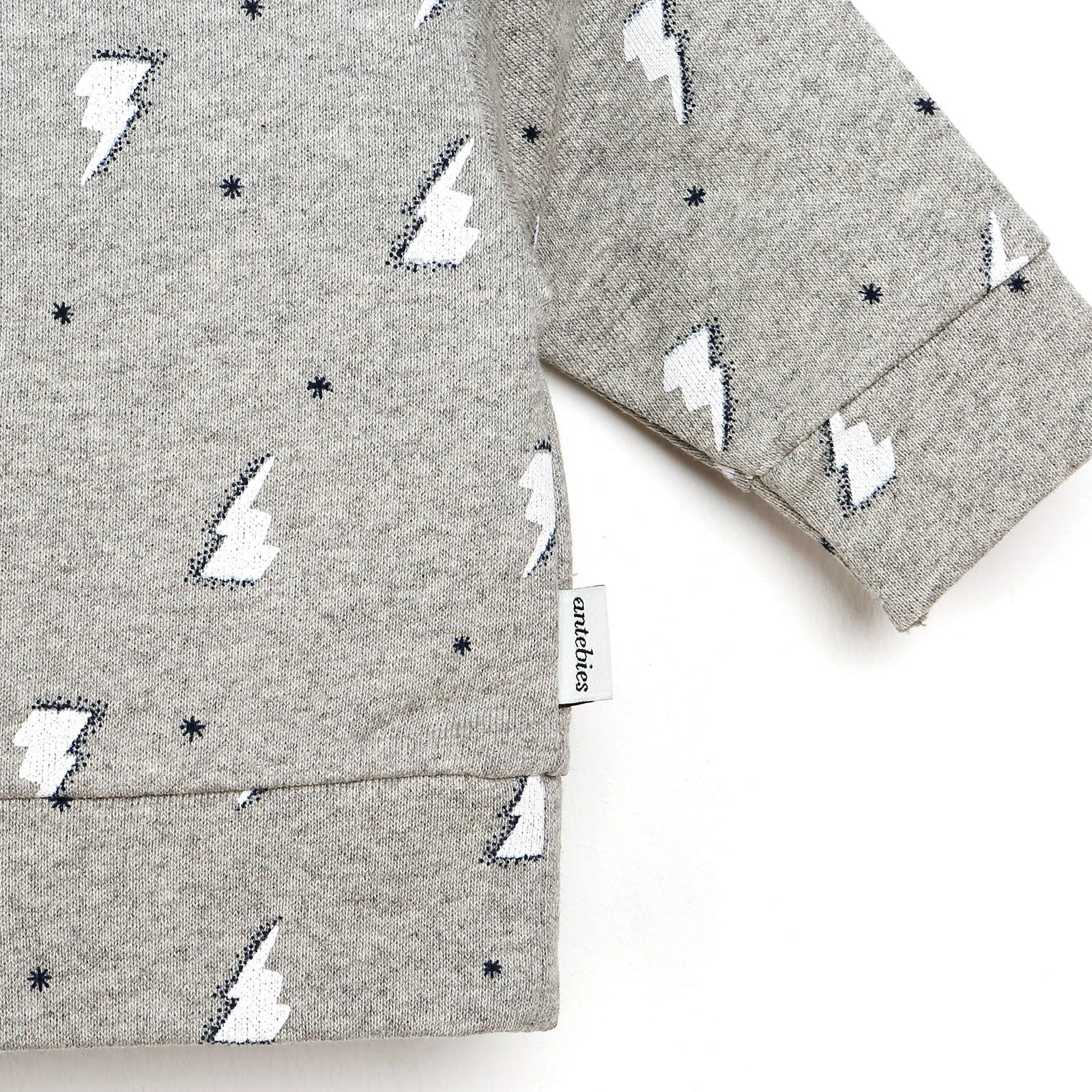 Antebies Newborn Sky Organic Sweatshirt - Grey