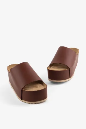 BRENDA NATURAL SOLE FLATFORM