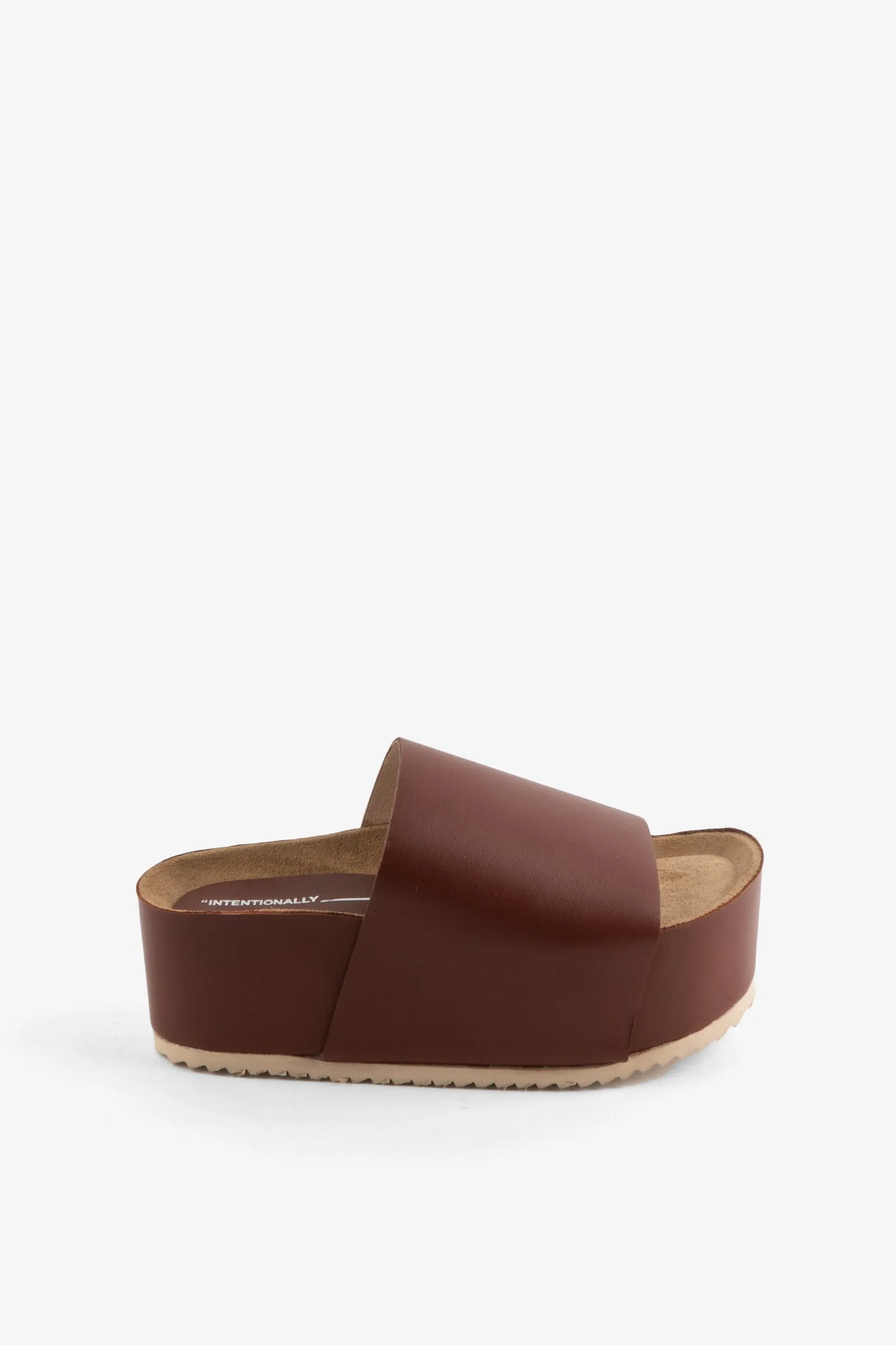 BRENDA NATURAL SOLE FLATFORM