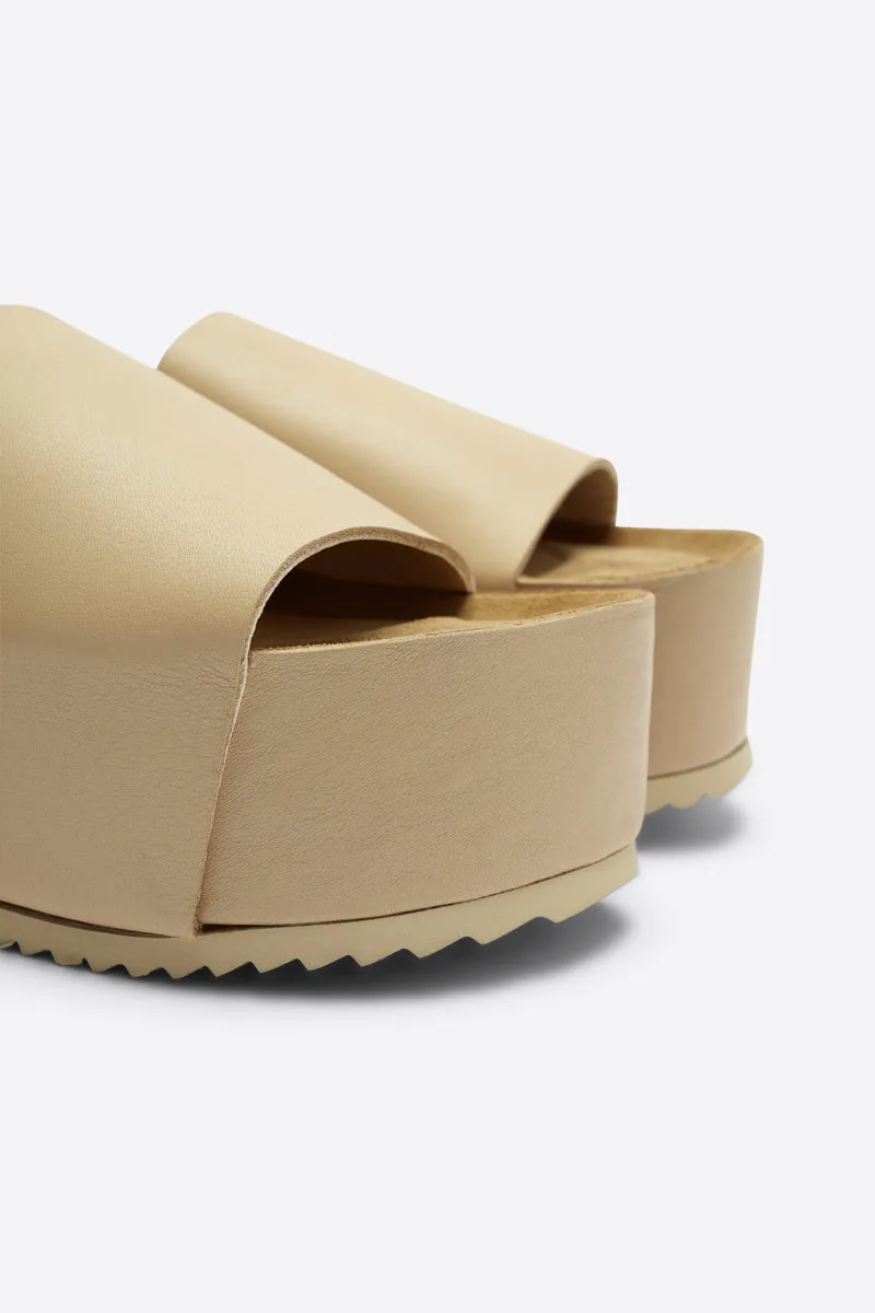 BRENDA NATURAL SOLE FLATFORM