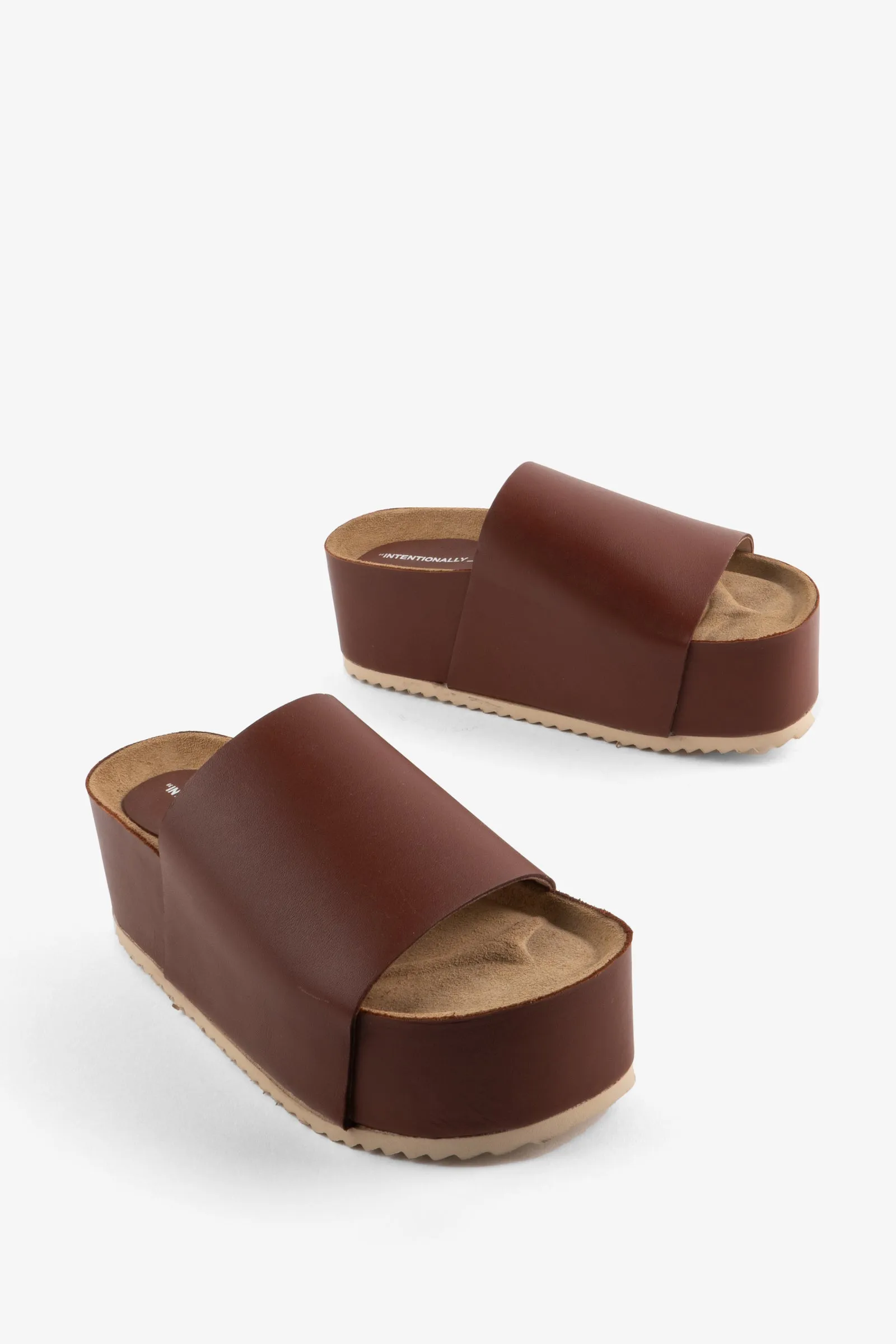 BRENDA NATURAL SOLE FLATFORM