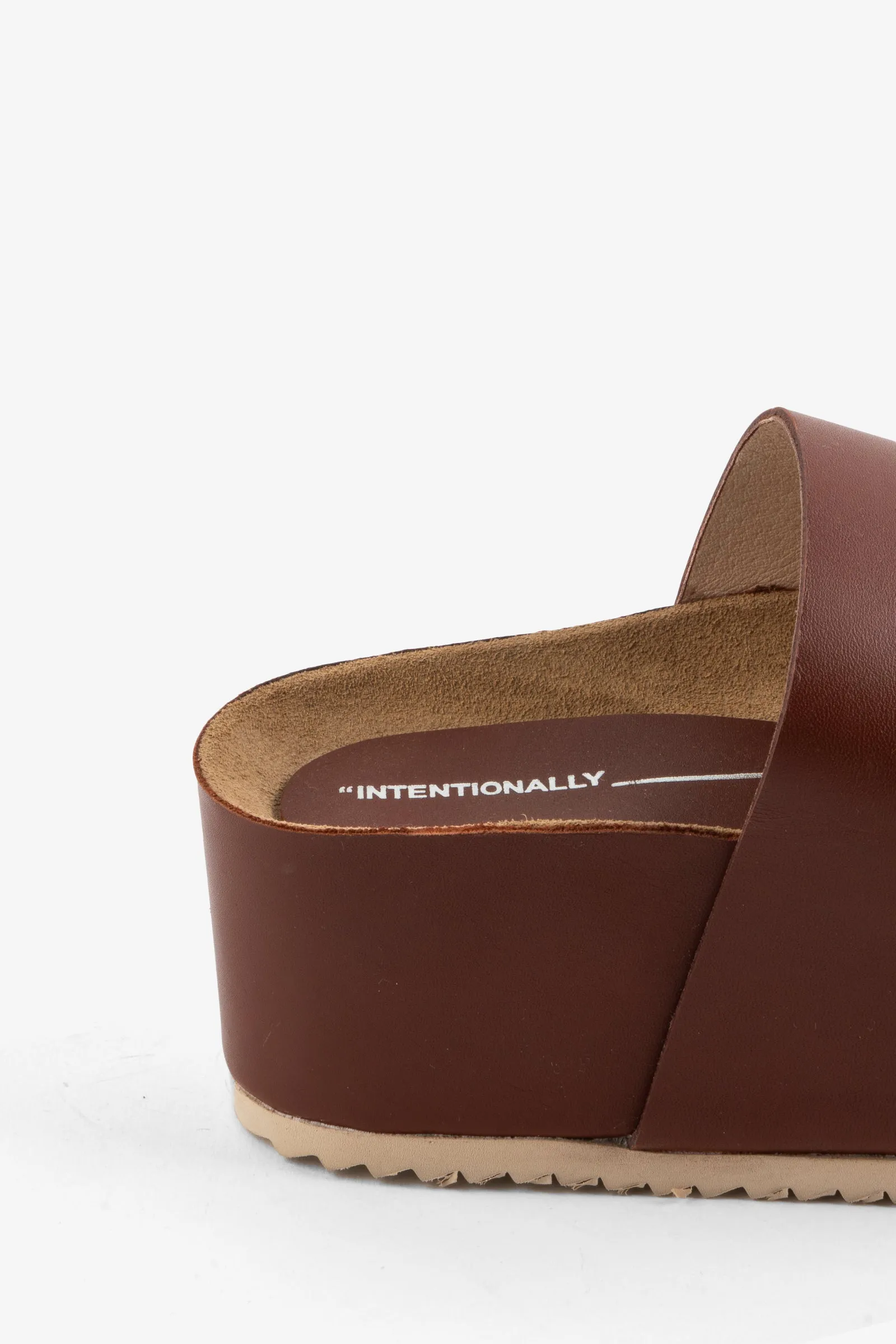 BRENDA NATURAL SOLE FLATFORM