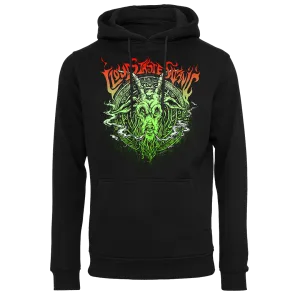 Clouds Taste Satanic - Goat Lord Pullover Hoodie - Black