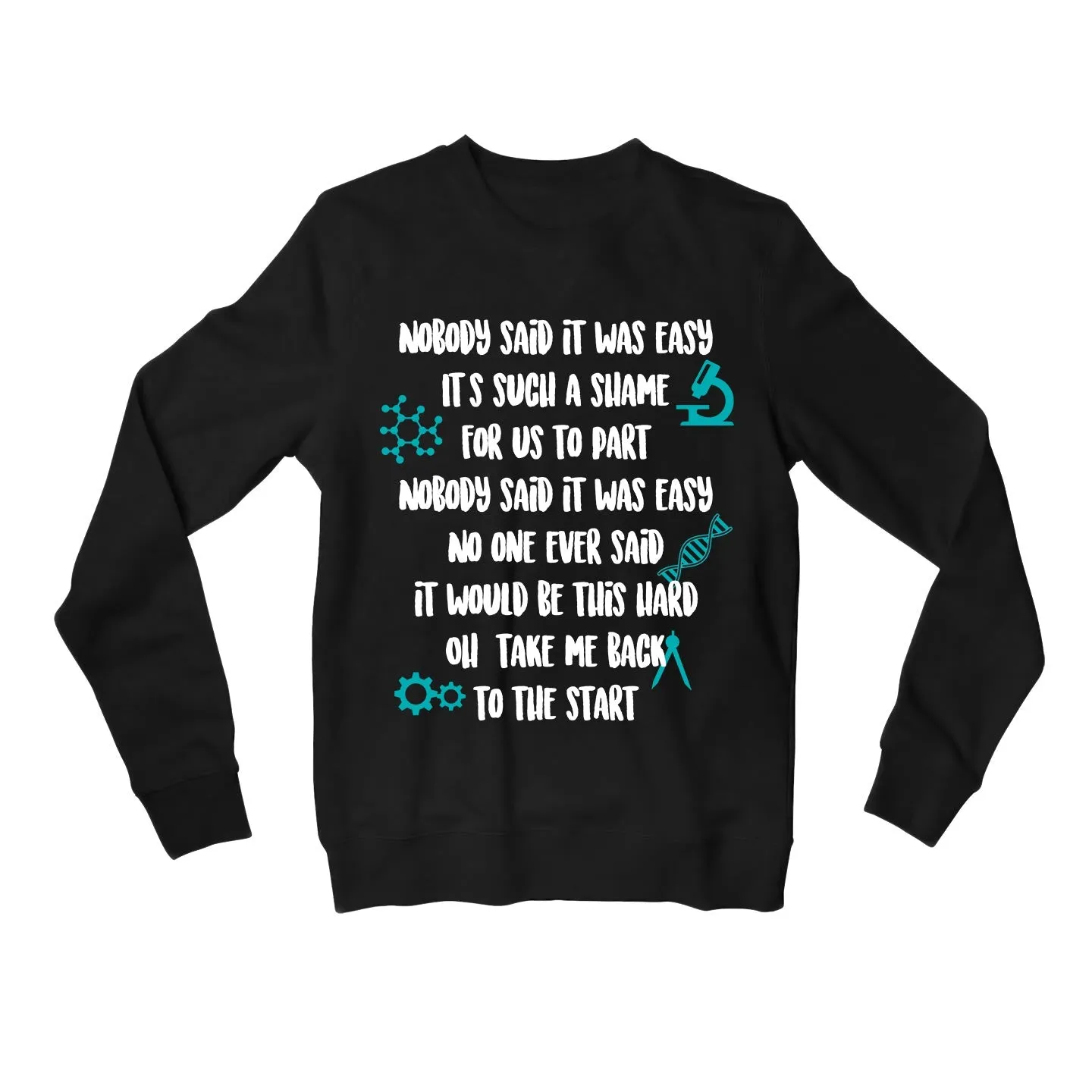 Coldplay Sweatshirt - The Scientist Typography