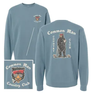 Stylish Common Man Country Club Crewneck Sweater - Casual and Comfortable Unisex Apparel