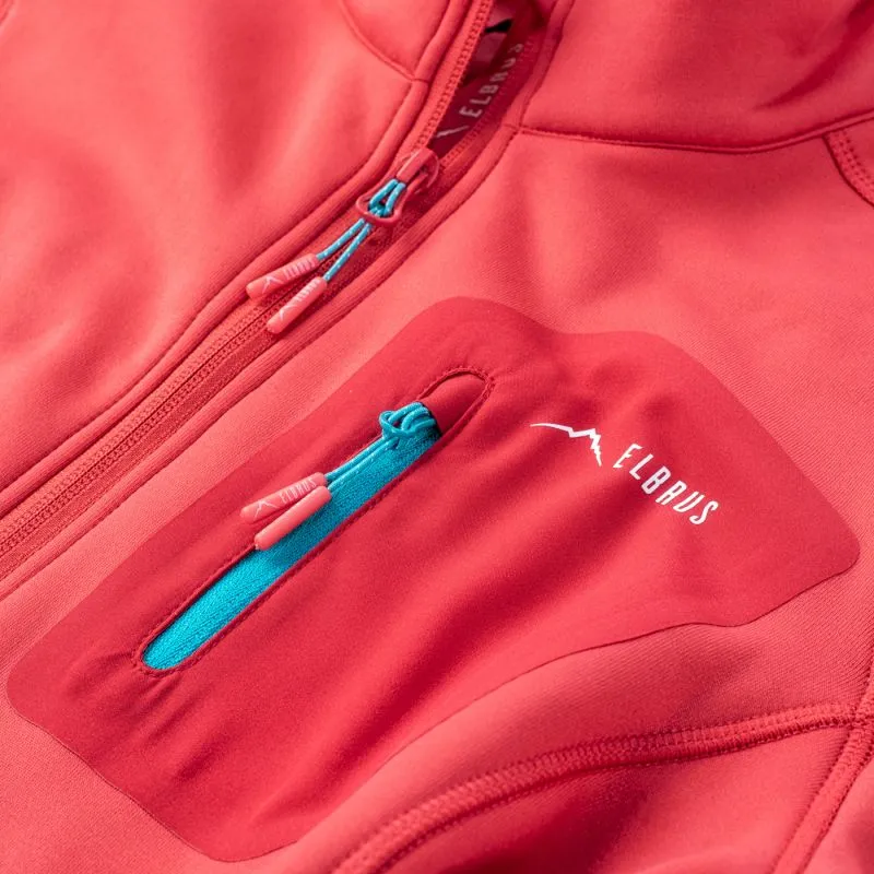 Elbrus Emino Polartec Womens Sweatshirt - Red