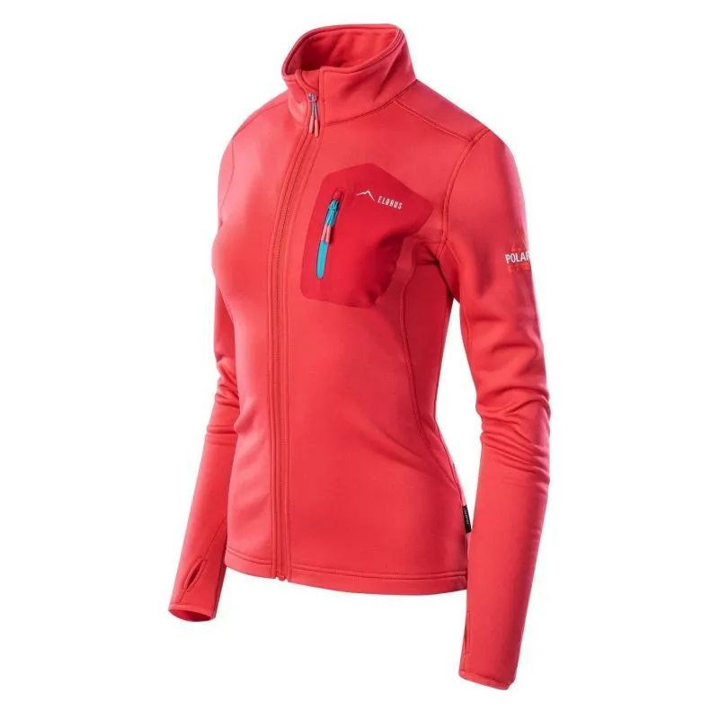Elbrus Emino Polartec Womens Sweatshirt - Red