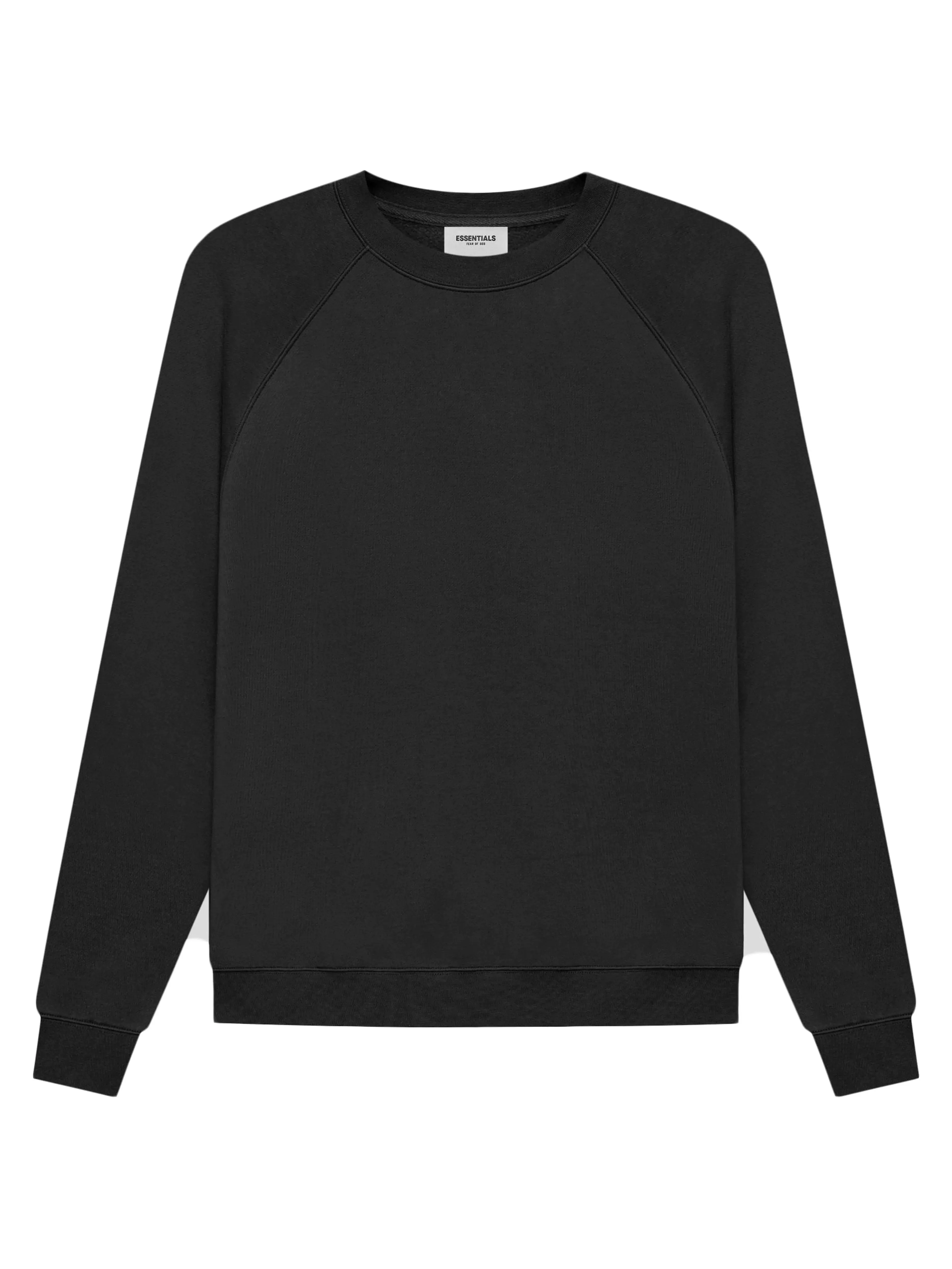 Fear Of God Essentials Back Logo Pullover Crewneck Black [SS21]