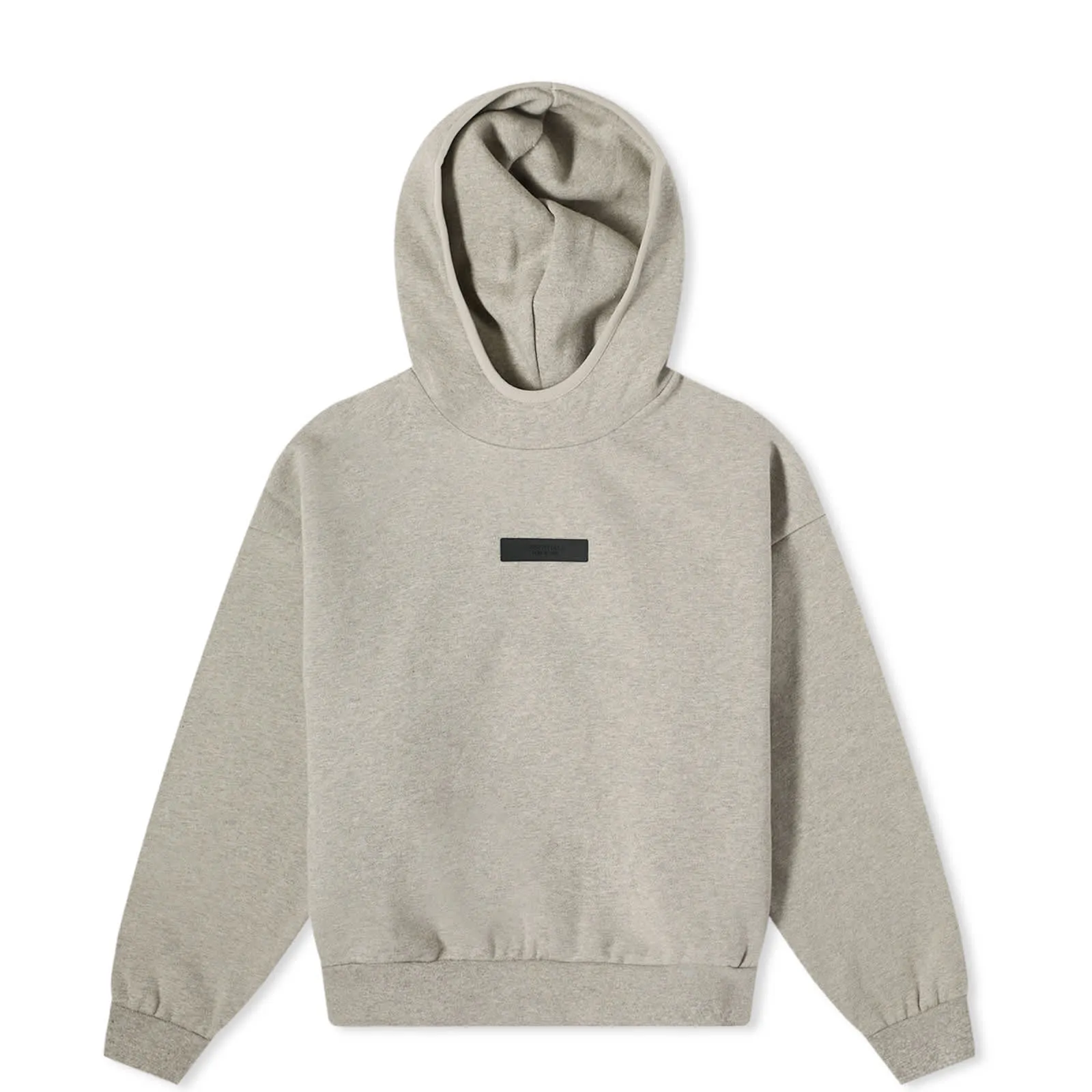 Fear Of God Essentials Spring Kids Tab Hoodie, Dark Heather Oatmeal