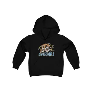 Gildan - Softstyle Youth Midweight Hooded Sweatshirt - Cougars
