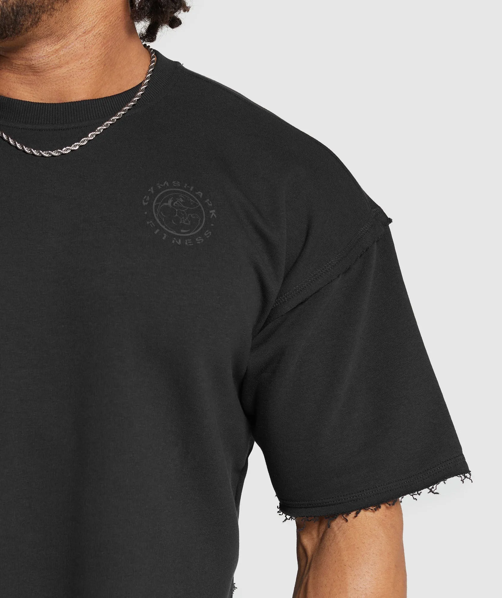 Gymshark Legacy Cropped Short Sleeve Crew - Black
