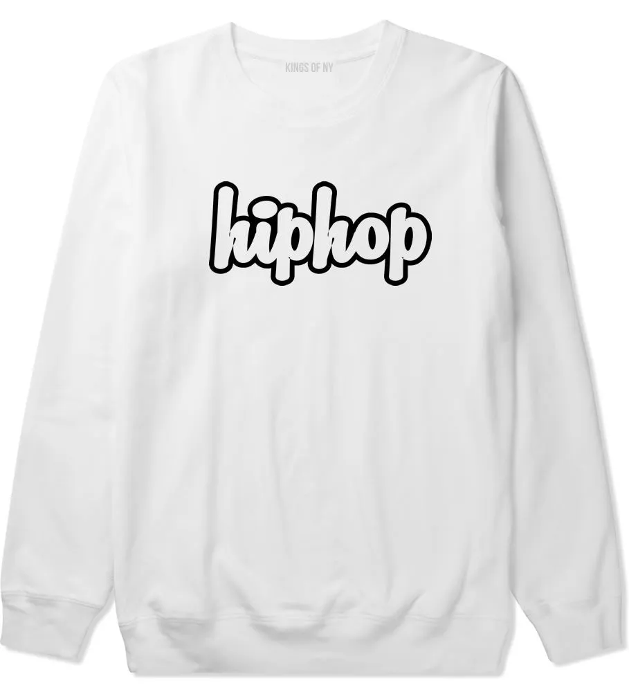 Hiphop Outline Old School Crewneck Sweatshirt