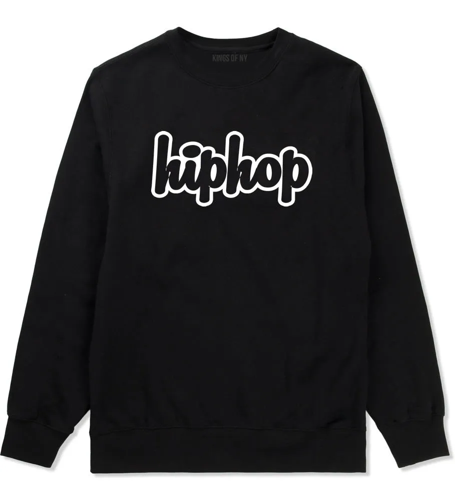 Hiphop Outline Old School Crewneck Sweatshirt