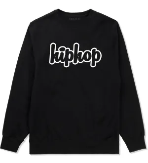 Hiphop Outline Old School Crewneck Sweatshirt