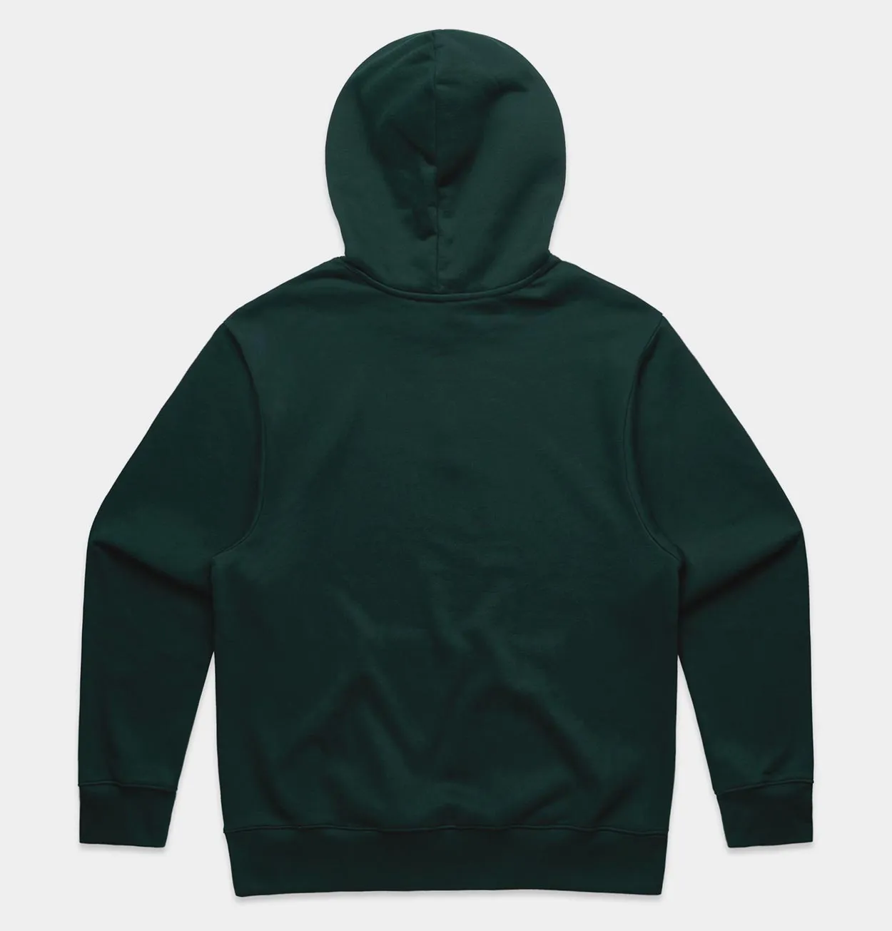 Lngsam Run Club Embroidered Logo Hooded Sweatshirt in Pine Green