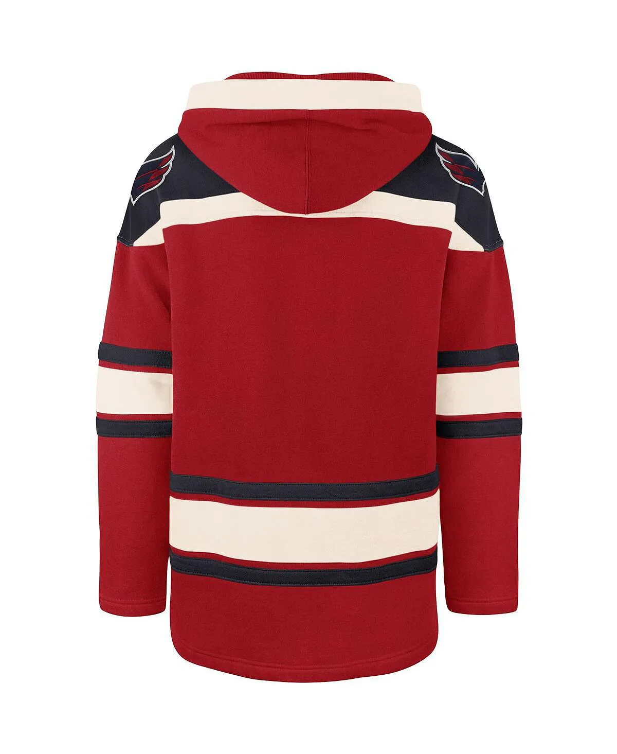Men's red hoodie washington capitals superior lacer team '47 Brand, red