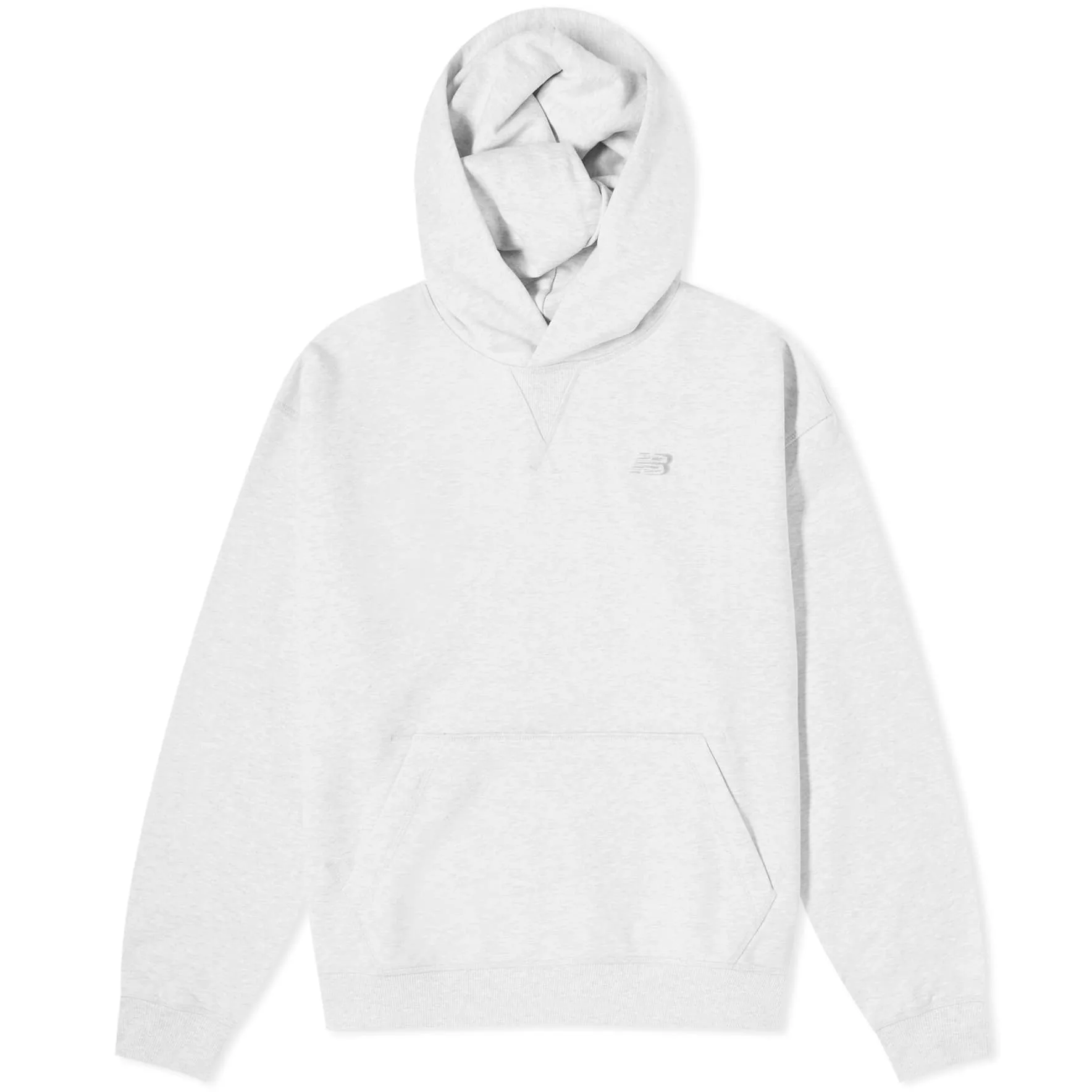 New Balance NB Athletics French Terry Hoodie, Light Gray