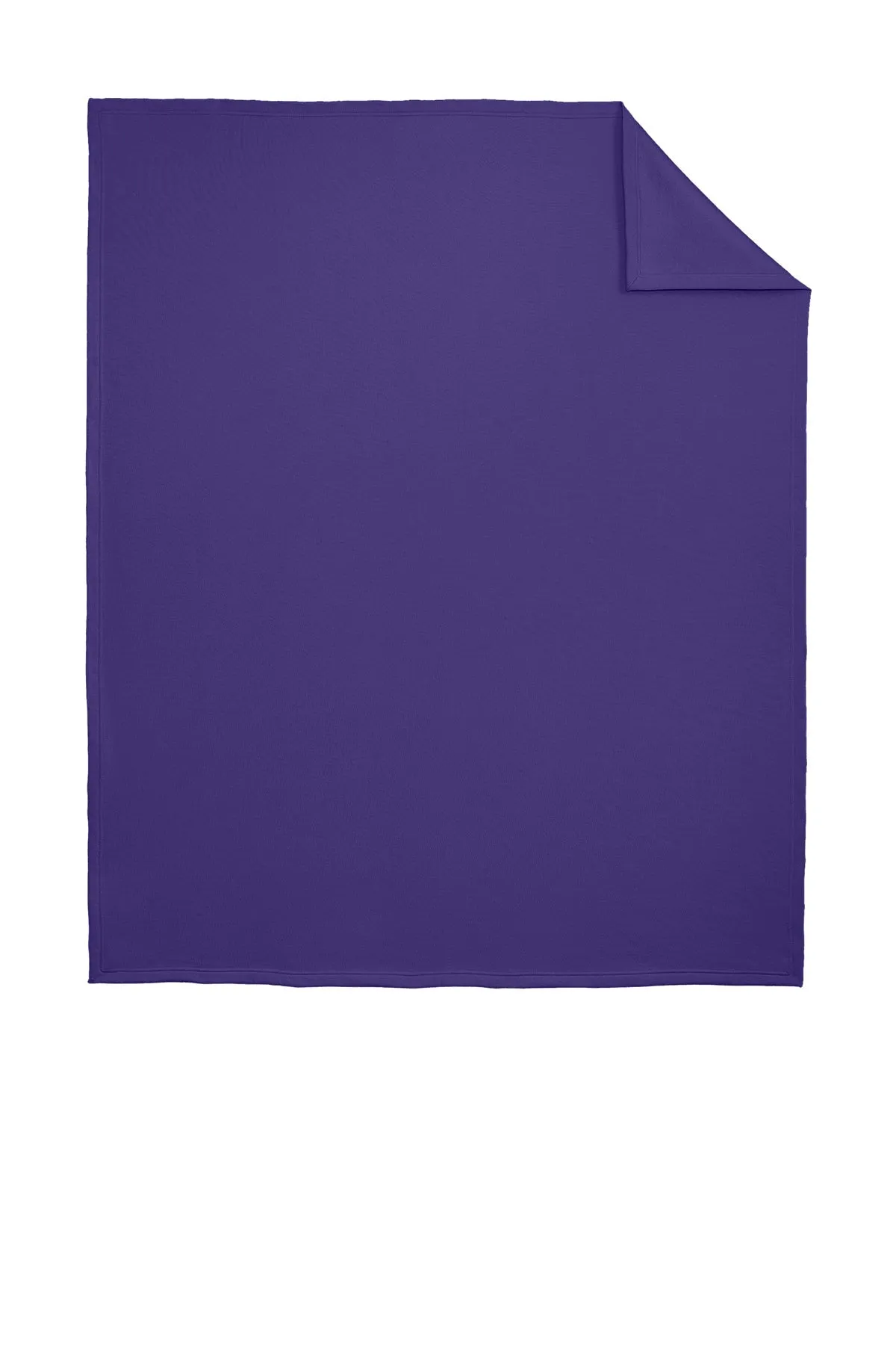 Port & Company Core Fleece Branded Blankets, Purple