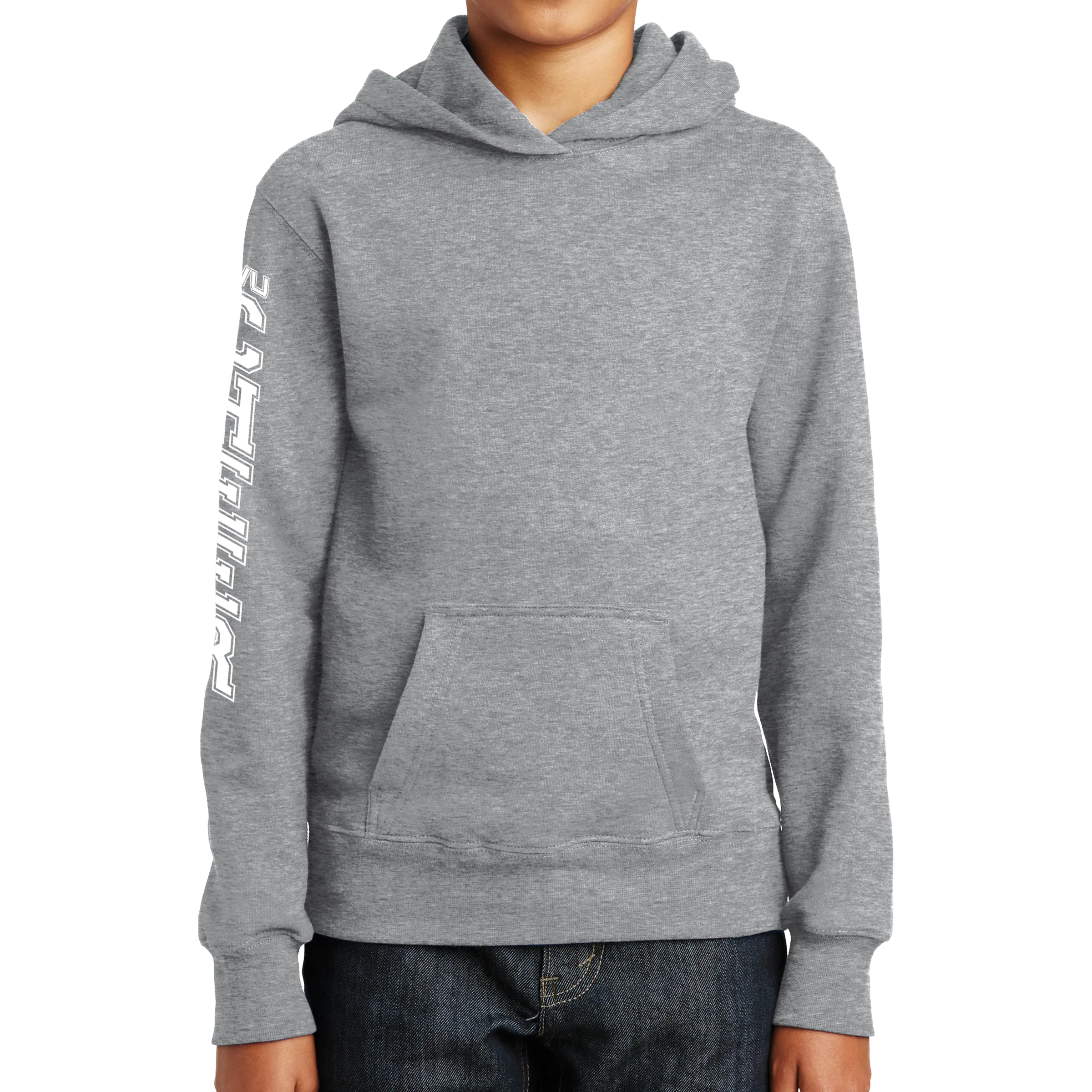 Port & Company Youth Fan Favorite Fleece Pullover Hooded Sweatshirt- Cheer Block