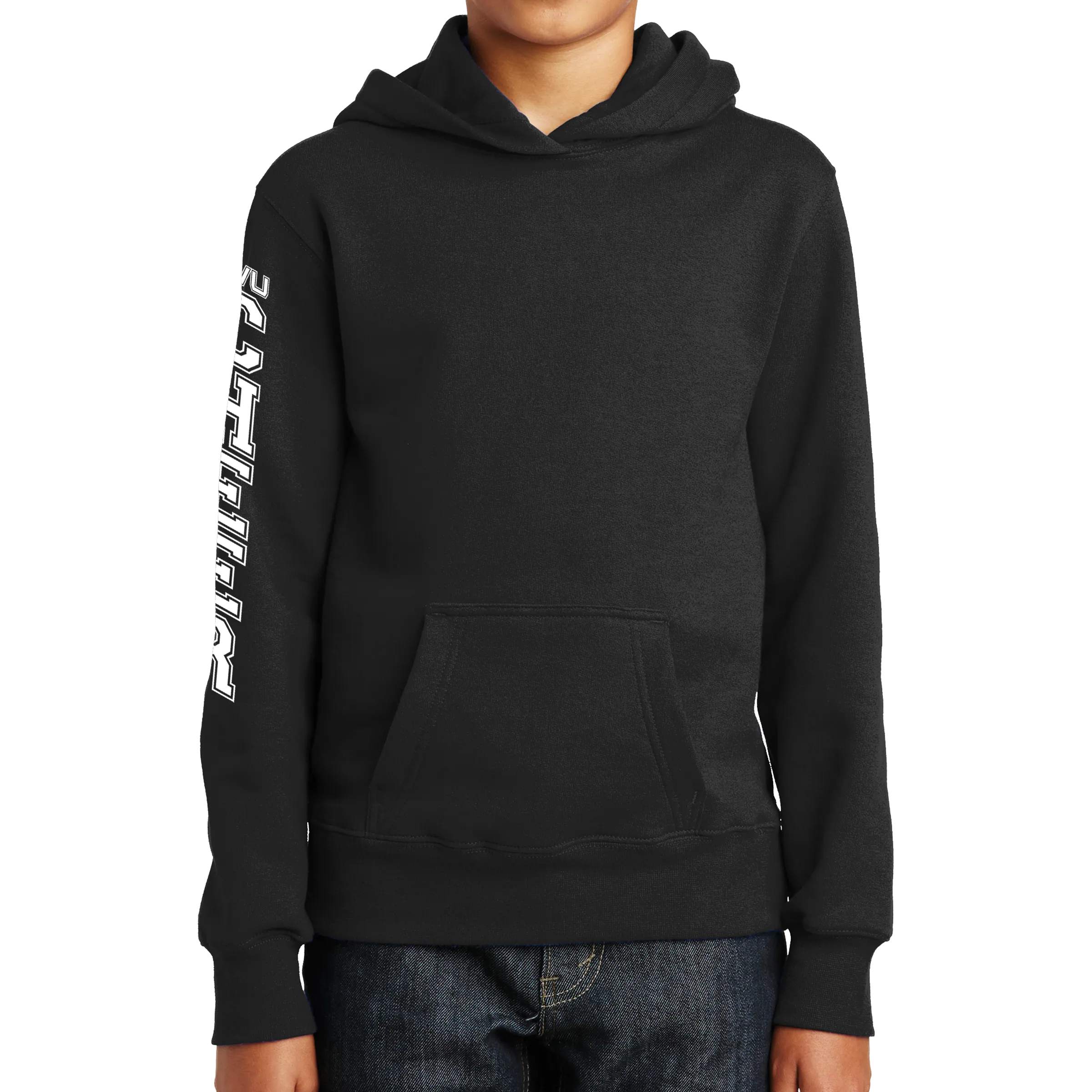 Port & Company Youth Fan Favorite Fleece Pullover Hooded Sweatshirt- Cheer Block
