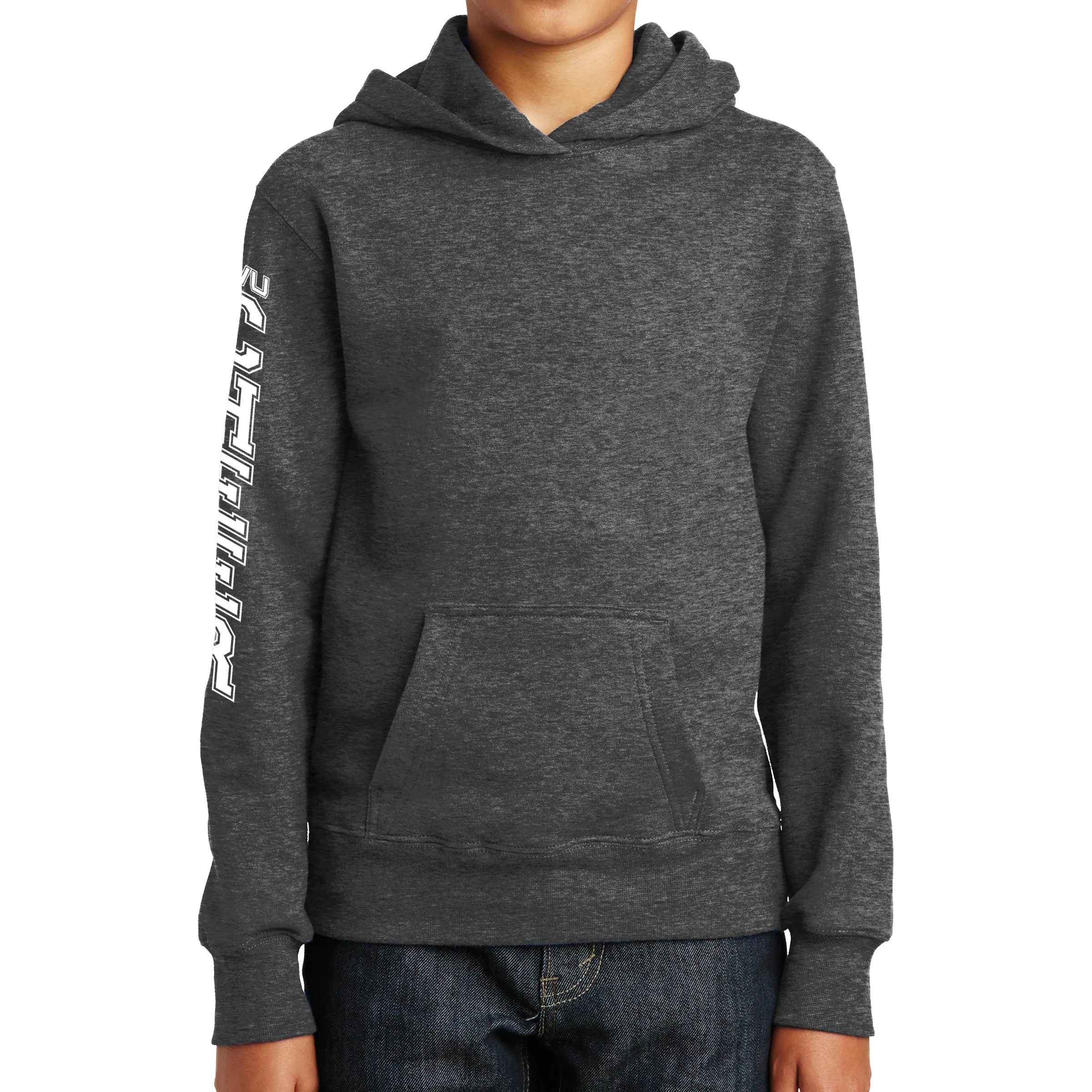 Port & Company Youth Fan Favorite Fleece Pullover Hooded Sweatshirt- Cheer Block