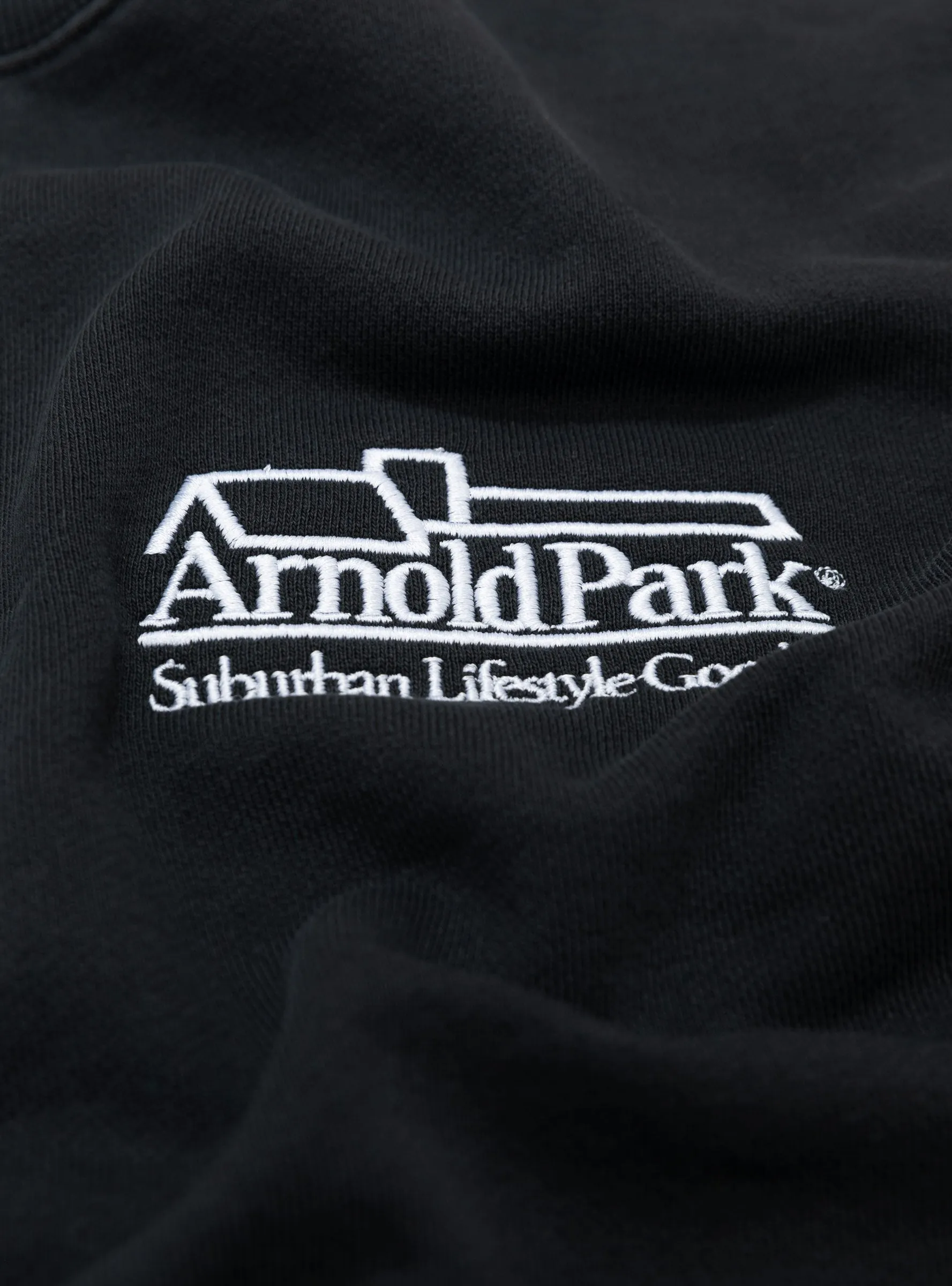 Real Estate Logo Sweatshirt Faded Black