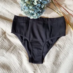 Ribbed Briefs - Black