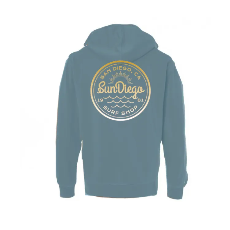 SunDiego WELLROUNDED PULLOVER HOODIE - BLUE MAGIC