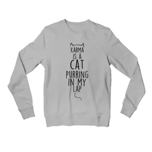 Taylor Swift Sweatshirt - Karma Is A Cat
