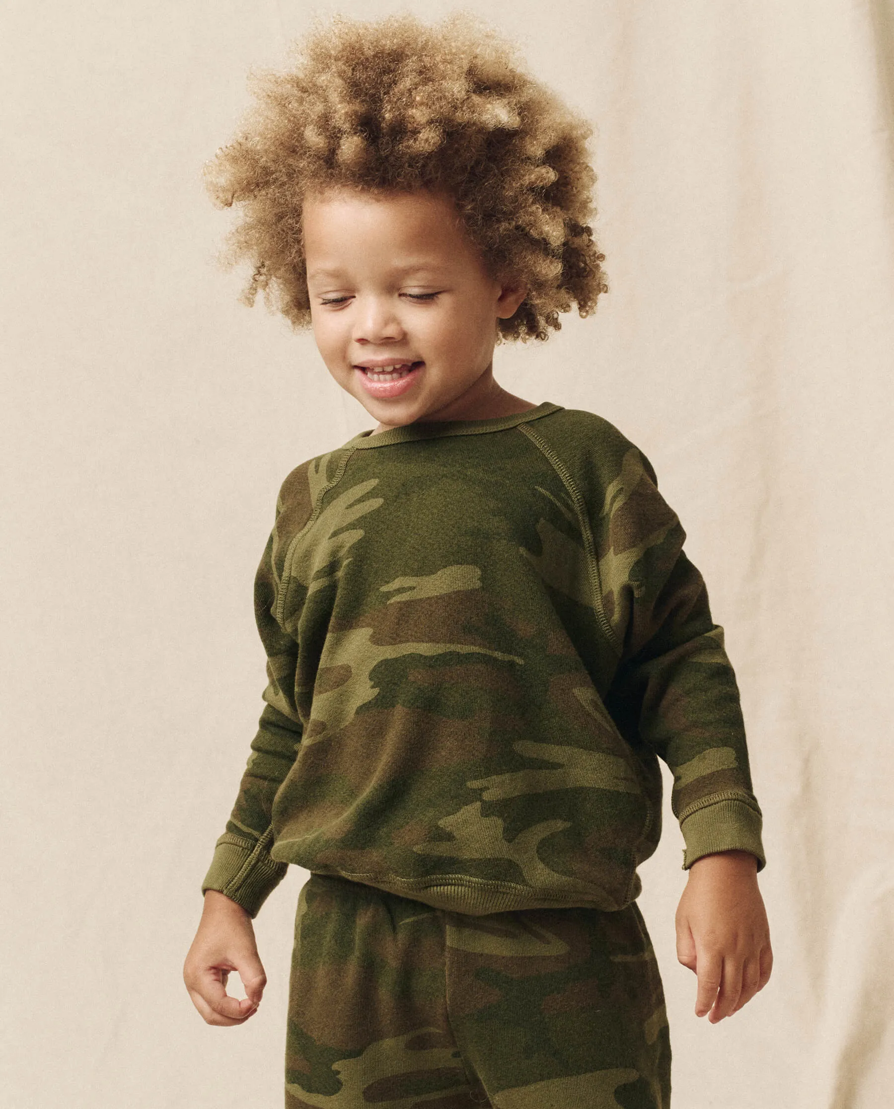 The Little College Sweatshirt. -- Deep Woods Camo