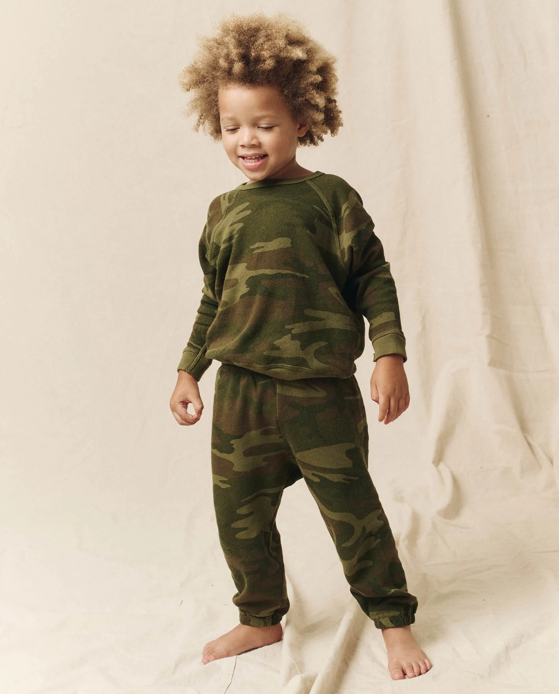 The Little College Sweatshirt. -- Deep Woods Camo