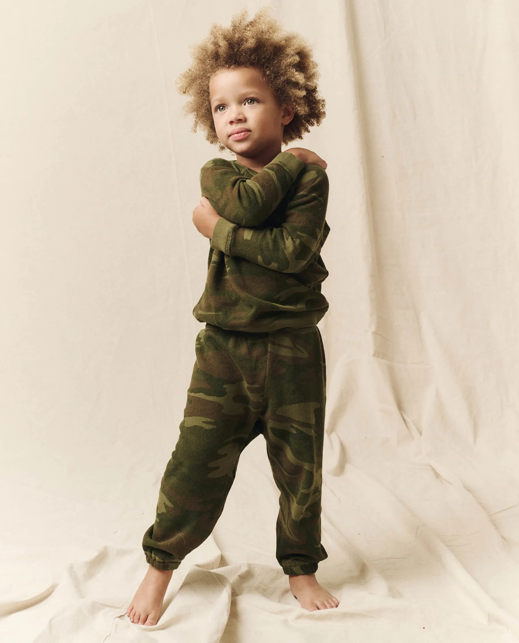 The Little College Sweatshirt. -- Deep Woods Camo