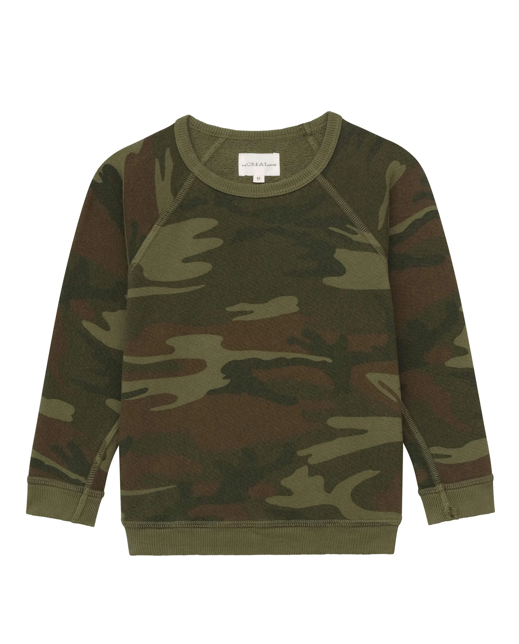 The Little College Sweatshirt. -- Deep Woods Camo