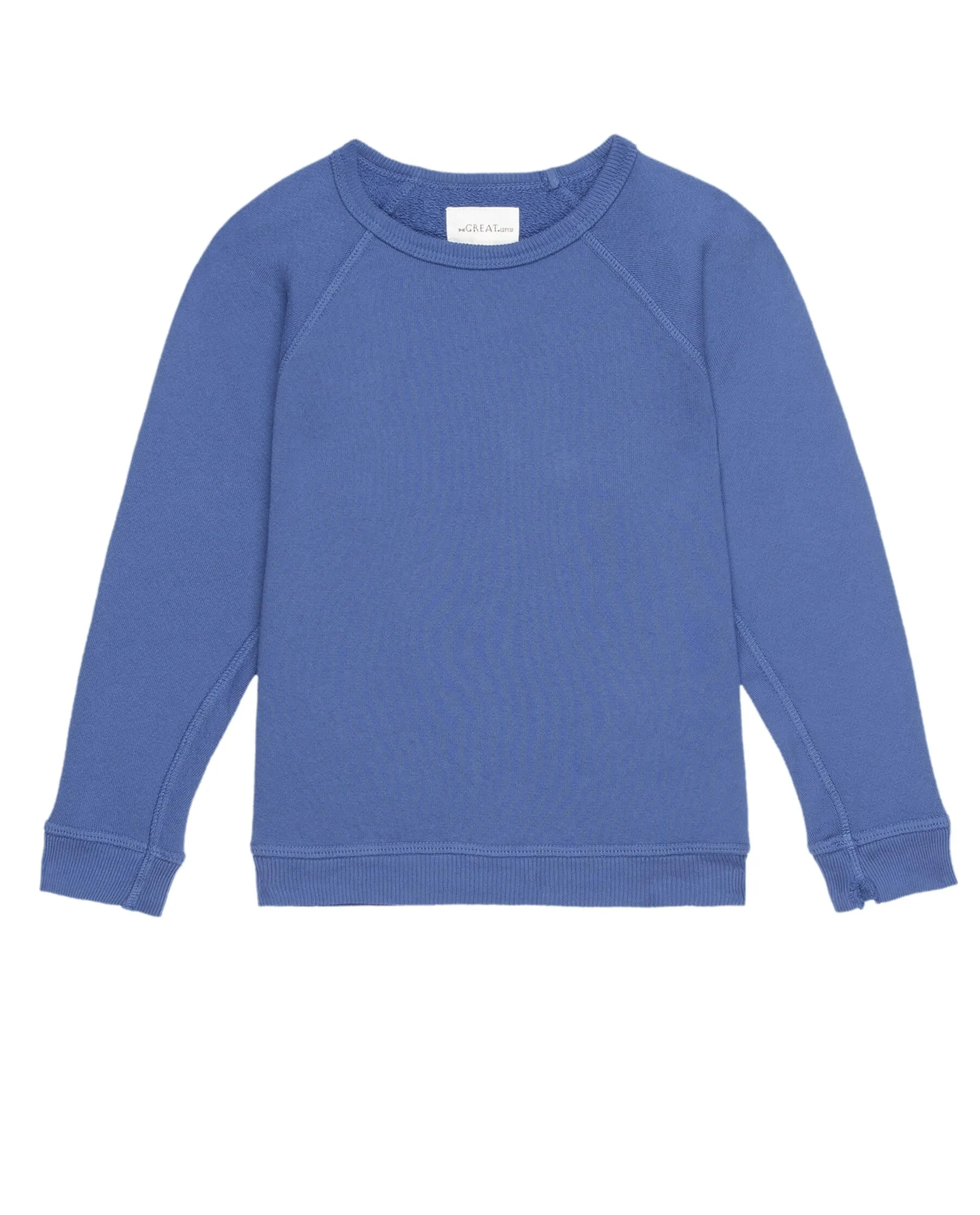 The Little College Sweatshirt. Solid -- Glacier Blue