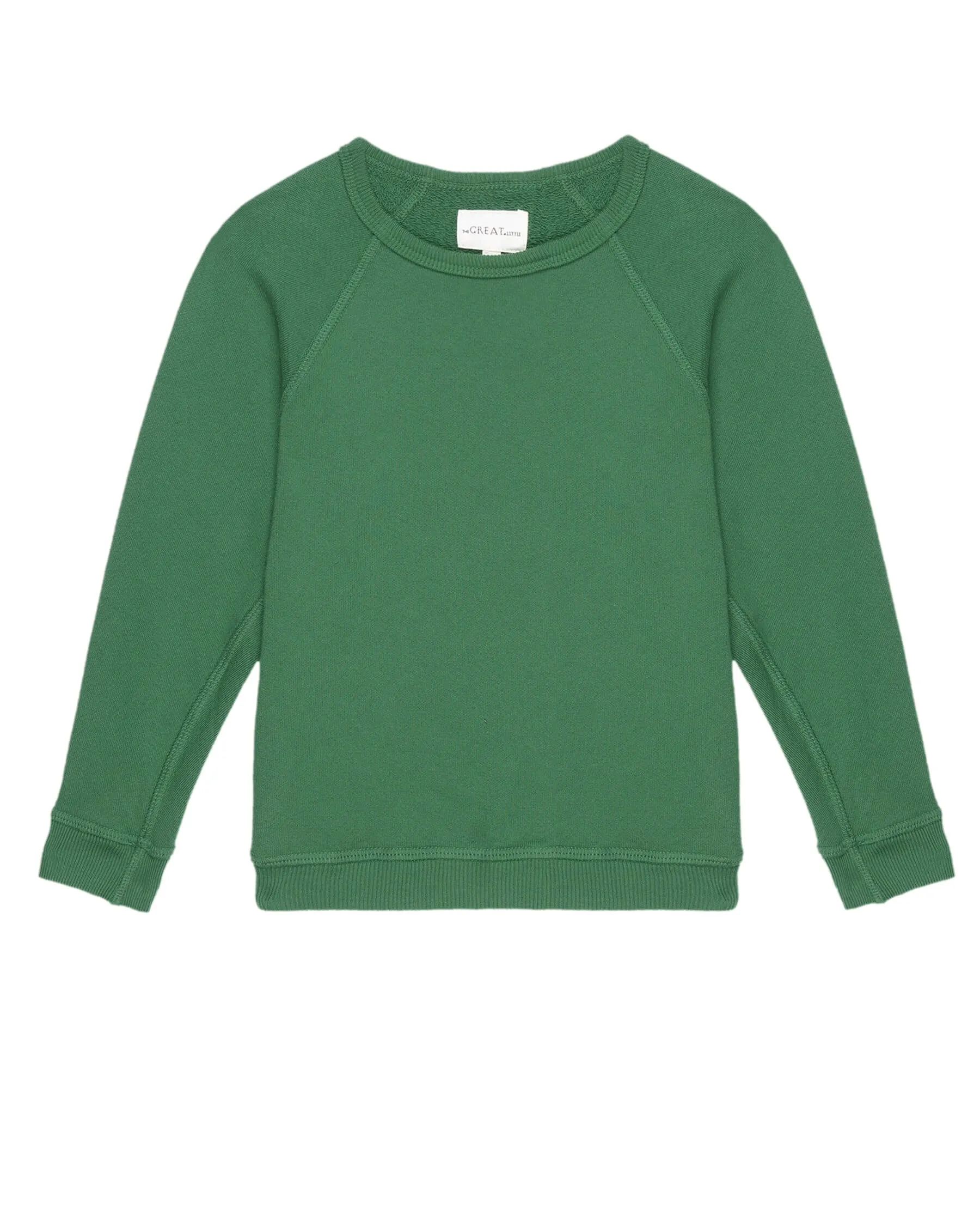 The Little College Sweatshirt. Solid -- Holly Leaf