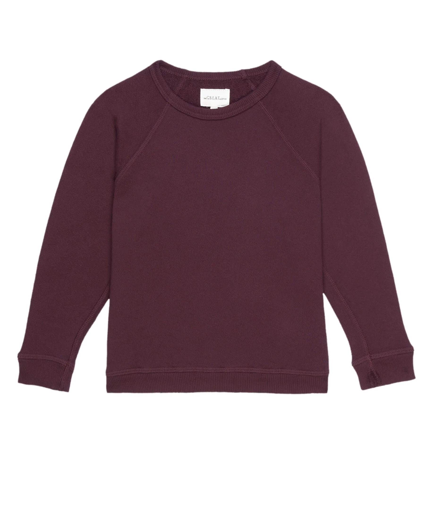 The Little College Sweatshirt. Solid -- Mulled Wine