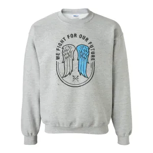 The Walking Dead Wings Fleece Crewneck Sweatshirt