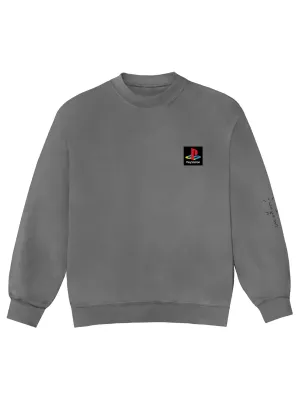 Travis Scott PS Classic Crewneck Washed Grey