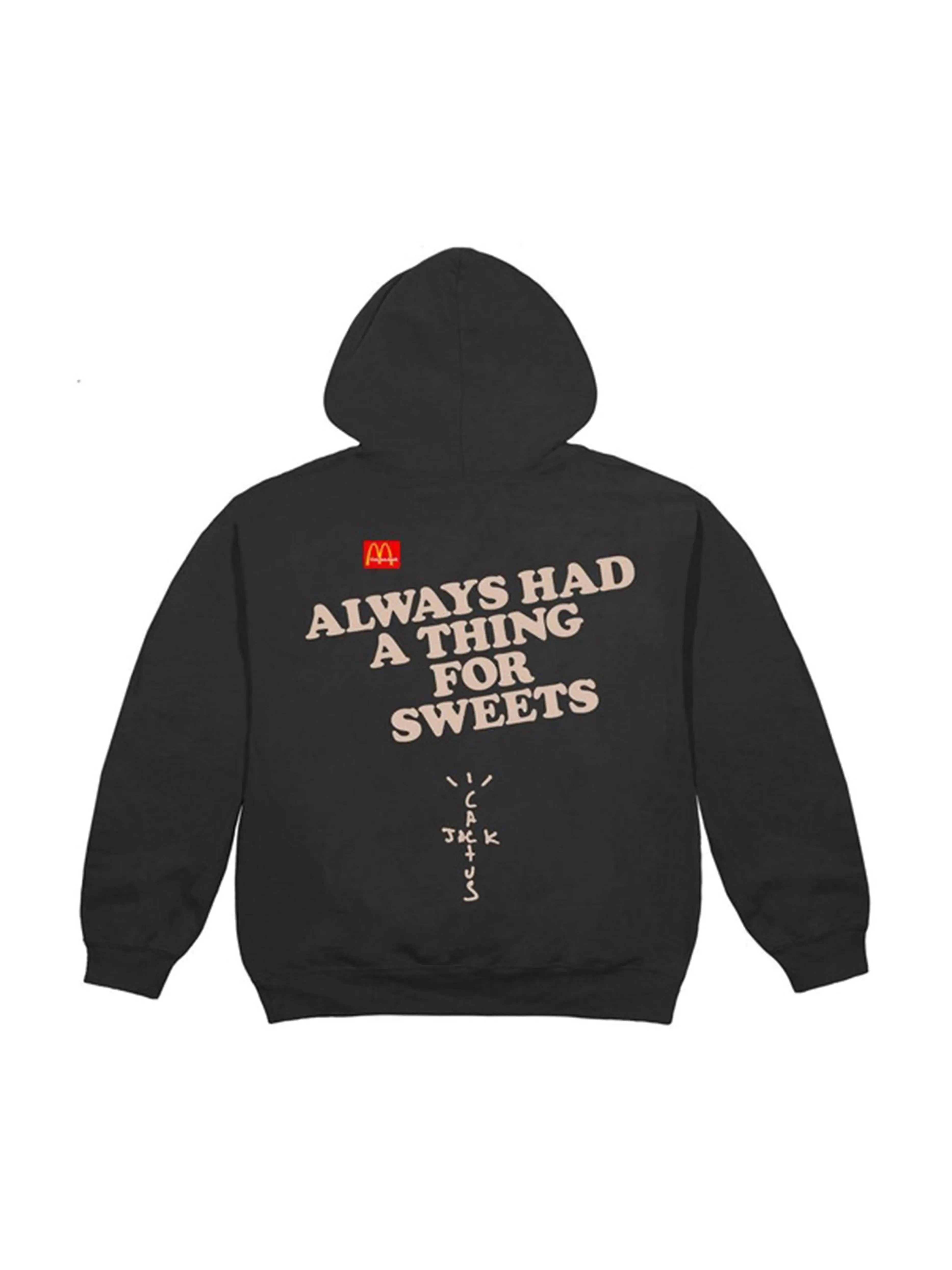 Travis Scott x McDonald's Apple Pie Hoodie Washed Black