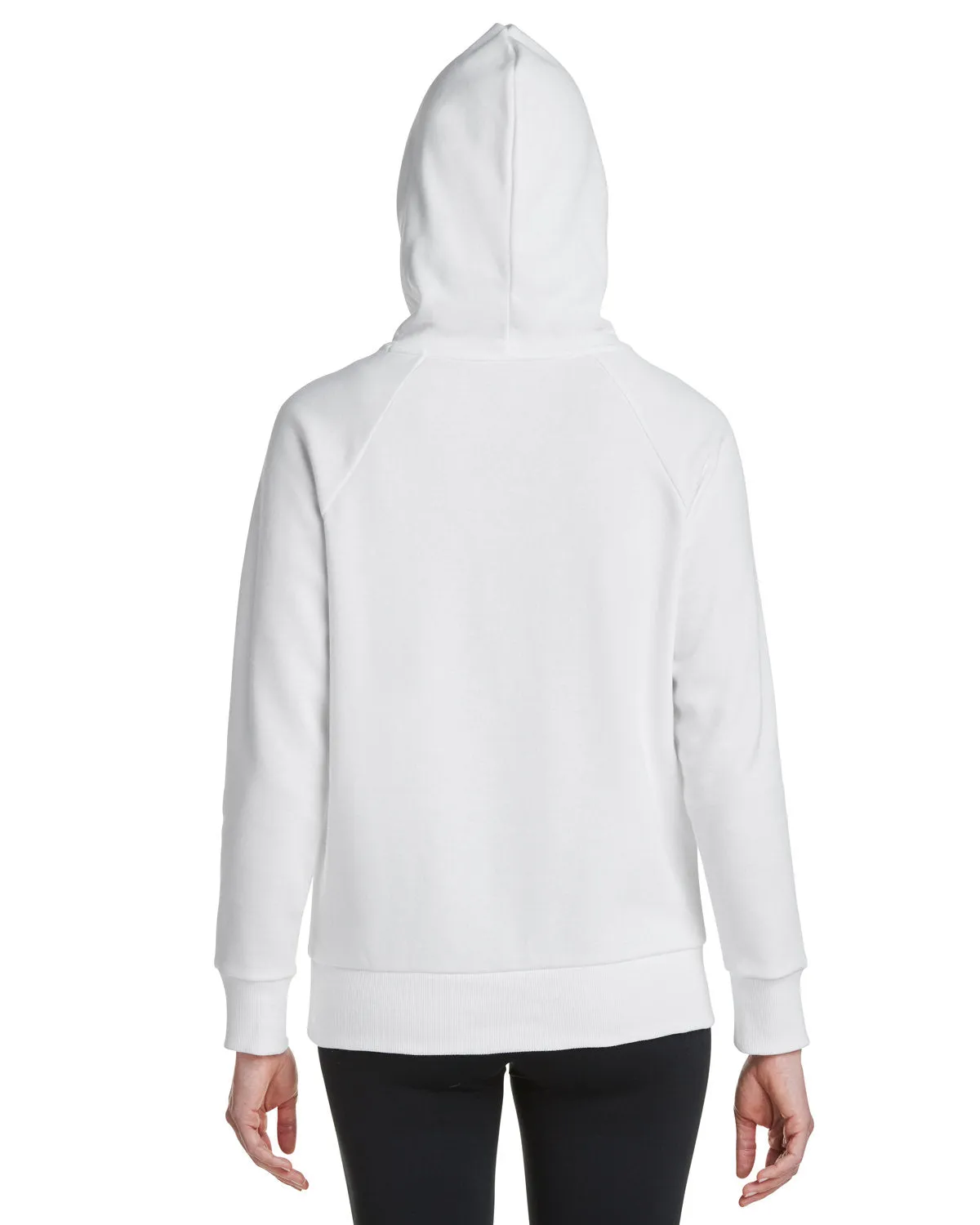 Under Armour Ladies Rival Fleece Hooded Custom Sweatshirts, White