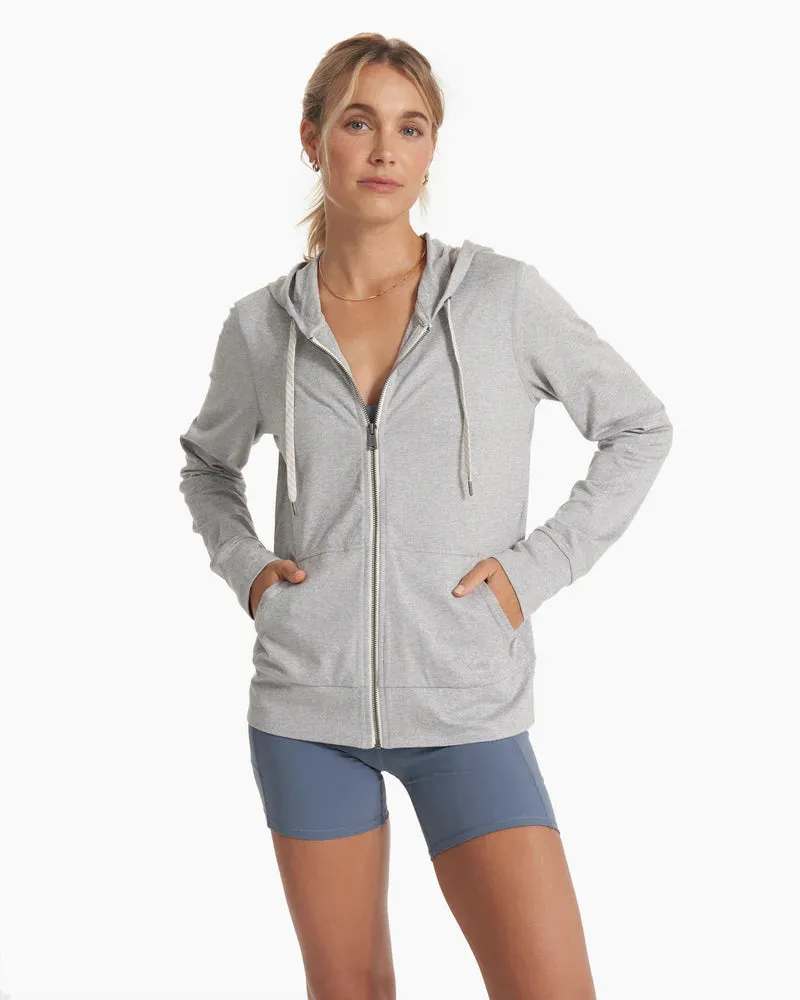 Vuori Halo Performance Hoodie 2 - Pale Grey Heather
