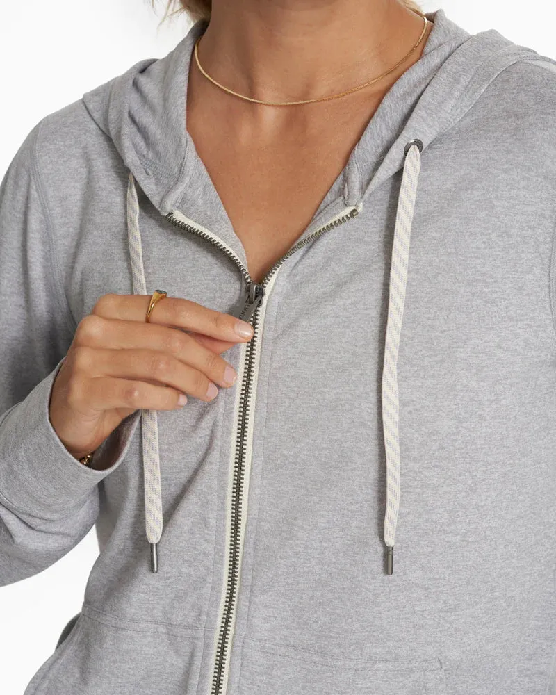 Vuori Halo Performance Hoodie 2 - Pale Grey Heather