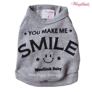 You Make Me Smile Sweatshirt- Gray